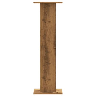 vidaXL Plant Stands 2 pcs Artisian Oak 30x30x95 cm Engineered Wood