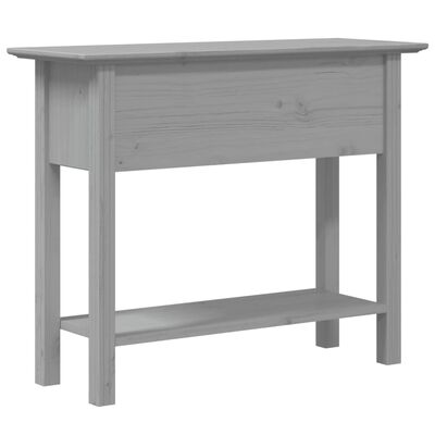 vidaXL Console Table BODO Grey 90x34.5x73 cm Solid Wood Pine