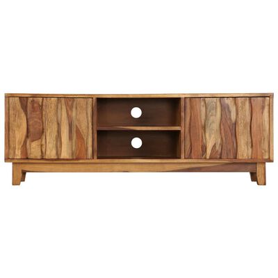 vidaXL TV Cabinet Solid Sheesham Wood 118x30x40 cm