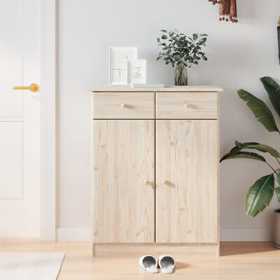 vidaXL Shoe Cabinet ALTA 77x35x96 cm Solid Wood Pine