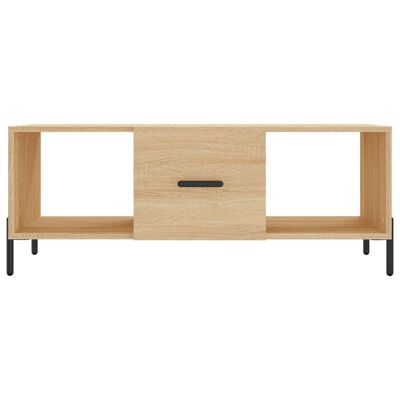 vidaXL Coffee Table Sonoma Oak 102x50x40 cm Engineered Wood