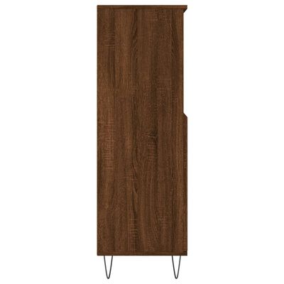 vidaXL Highboard Brown Oak 60x36x110 cm Engineered Wood