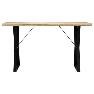 vidaXL Dining Table 140x80x76 cm Solid Mango Wood