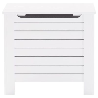 vidaXL Storage Box with Lid RANA White 60x49x54 cm Solid Wood Pine