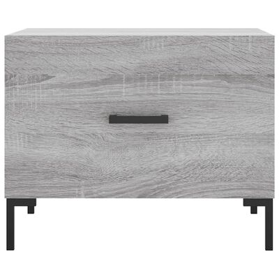 vidaXL Coffee Tables 2 pcs Grey Sonoma 50x50x40 cm Engineered Wood