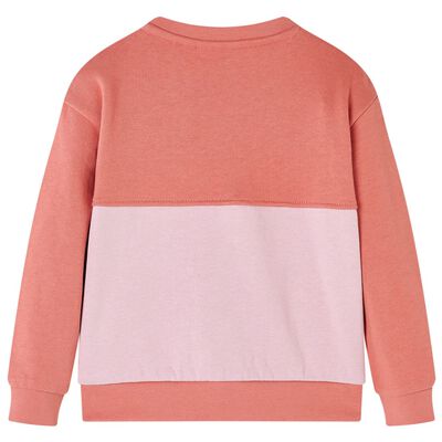 Kids' Sweatshirt Colour Block Pink 140