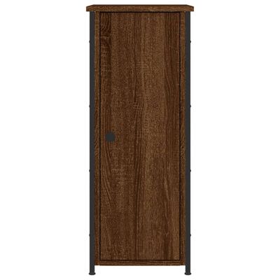 vidaXL Bedside Cabinets 2 pcs Brown Oak 32x42x80 cm Engineered Wood