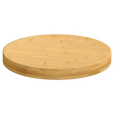 vidaXL Table Top Ø40x4 cm Bamboo