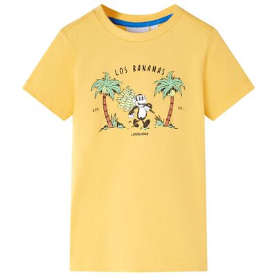 Kids' T-shirt Light Ochre 140