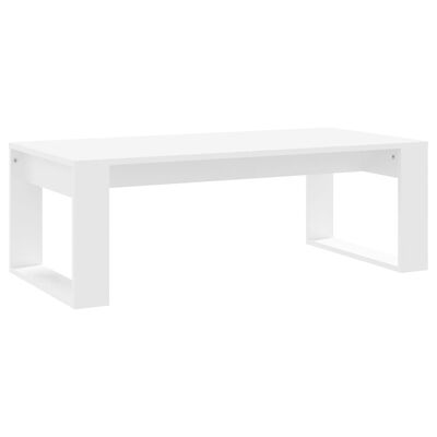 vidaXL Coffee Table White 102x50x35 cm Engineered Wood