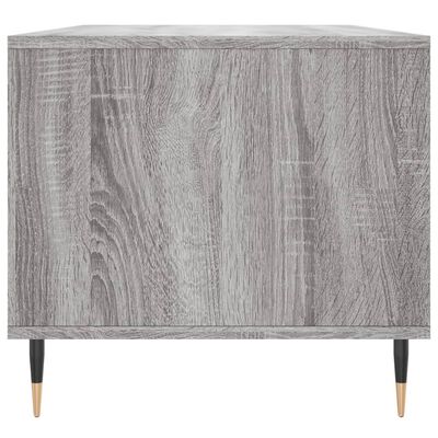 vidaXL Coffee Table Grey Sonoma 90x49x45 cm Engineered Wood