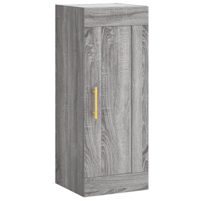 vidaXL Highboard Grey Sonoma 34.5x34x180 cm Engineered Wood