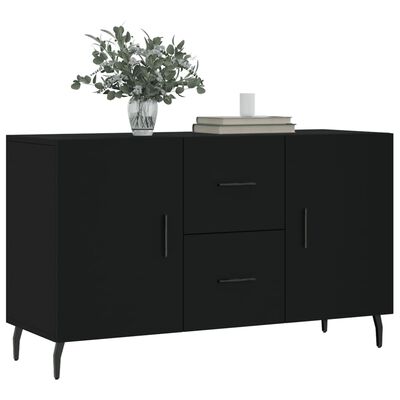 vidaXL Sideboard Black 100x36x60 cm Engineered Wood