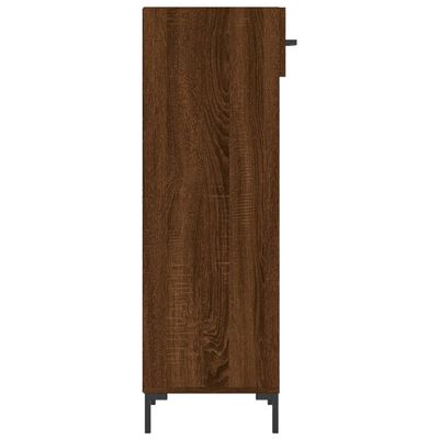 vidaXL Shoe Cabinet Brown Oak 30x35x105 cm Engineered Wood