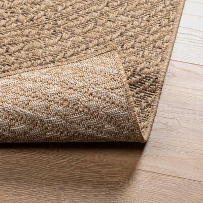 vidaXL Rug ZIZUR 160x230 cm Jute Look Indoor and Outdoor