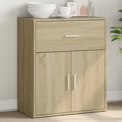 vidaXL Sideboard Sonoma Oak 60x31x70 cm Engineered Wood