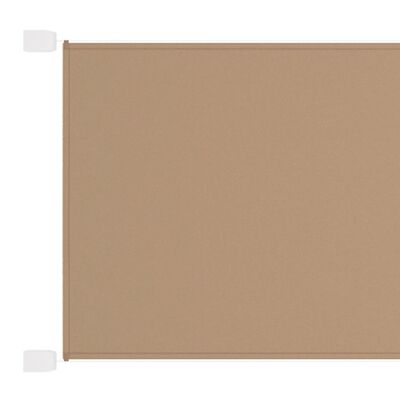 vidaXL Vertical Awning Taupe 250x360 cm Oxford Fabric