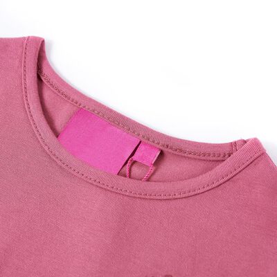 Kids' T-shirt with Long Sleeves Raspberry 104