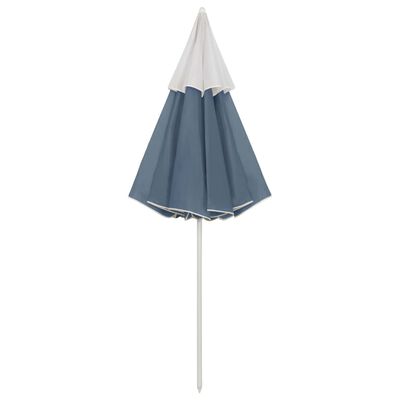 vidaXL Beach Parasol Blue 300 cm