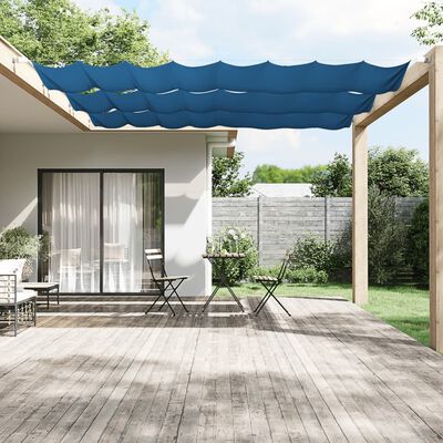 vidaXL Vertical Awning Blue 60x800 cm Oxford Fabric