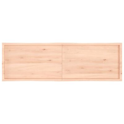 vidaXL Table Top 200x60x(2-4) cm Untreated Solid Wood Live Edge