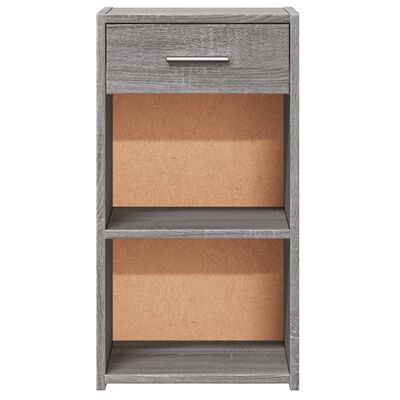 vidaXL Bedside Cabinets 2 pcs Grey Sonoma 35x34x65 cm Engineered Wood