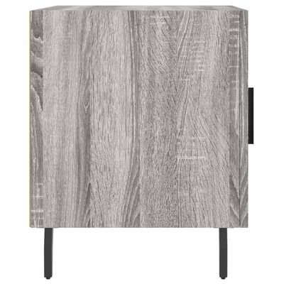 vidaXL Bedside Cabinet Grey Sonoma 40x40x50 cm Engineered Wood