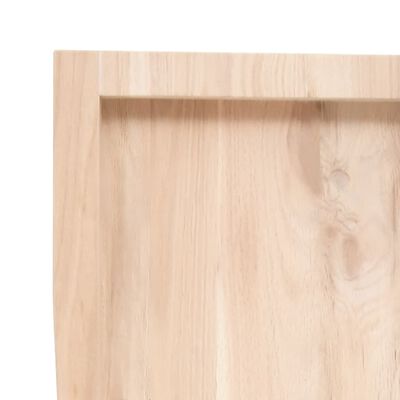 vidaXL Table Top 160x50x(2-6) cm Untreated Solid Wood Oak