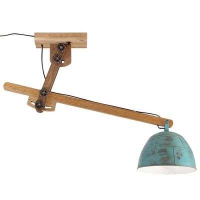 vidaXL Ceiling Lamp 25 W Distressed Blue 105x30x65-108cm E27