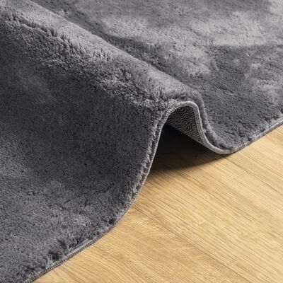 vidaXL Rug HUARTE Short Pile Soft and Washable Anthracite 200x280 cm