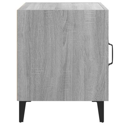 vidaXL Bedside Cabinets 2 pcs Grey Sonoma Engineered Wood