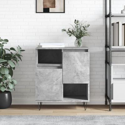 vidaXL Sideboard Concrete Grey 60x35x70 cm Engineered Wood