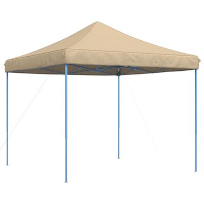 vidaXL Foldable Party Tent Pop-Up Beige 292x292x315 cm