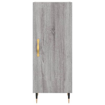 vidaXL Highboard Grey Sonoma 34.5x34x180 cm Engineered Wood