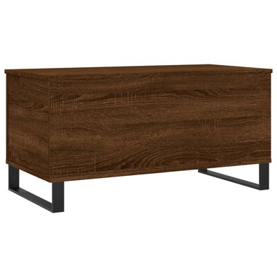 vidaXL Coffee Table Brown Oak 90x44.5x45 cm Engineered Wood