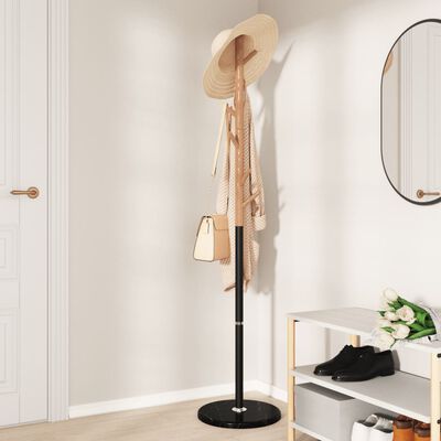 vidaXL Coat Stand Black 172 cm Powder-coated Iron