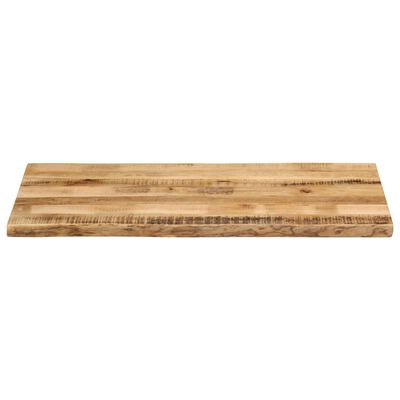 vidaXL Table Top Live Edge 100x60x3.8 cm Solid Wood Rough Mango