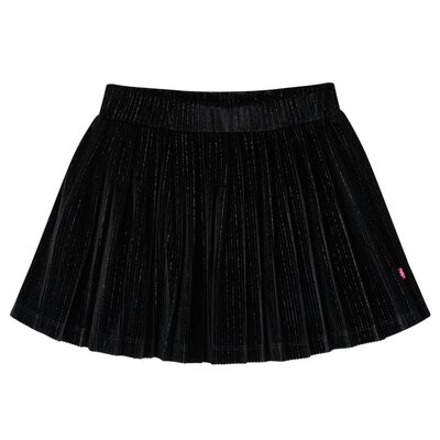 Kids' Pleated Skirt with Lurex Black 116