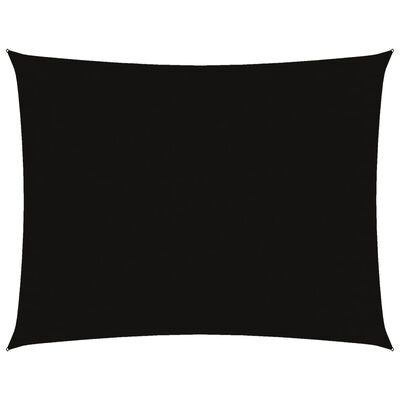 vidaXL Sunshade Sail Oxford Fabric Rectangular 3x6 m Black