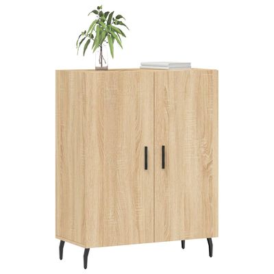 vidaXL Sideboard Sonoma Oak 69.5x34x90 cm Engineered Wood