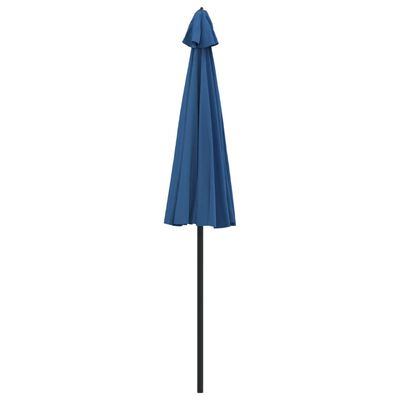 vidaXL Garden Parasol with Aluminium Pole 270 cm Azure Blue