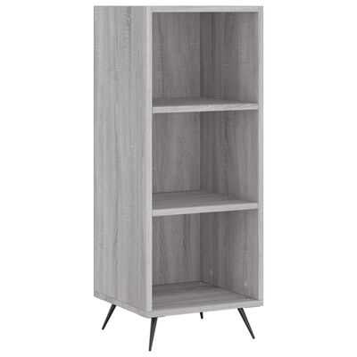 vidaXL Highboard Grey Sonoma 34.5x32.5x180 cm Engineered Wood