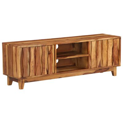 vidaXL TV Cabinet Solid Sheesham Wood 118x30x40 cm