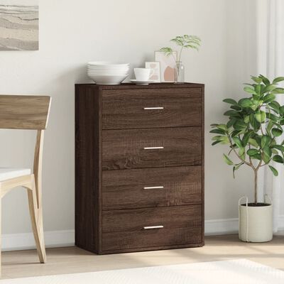 vidaXL Sideboard Brown Oak 60x31x84 cm Engineered Wood