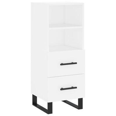 vidaXL Highboard White 34.5x34x180 cm Engineered Wood