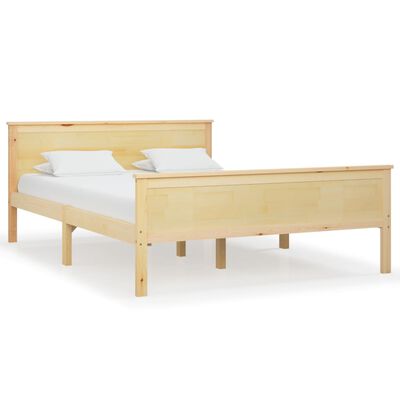 vidaXL Bed Frame without Mattress Solid Wood Pine 120x200 cm