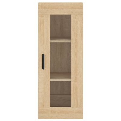 vidaXL Highboard Sonoma Oak 34.5x34x180 cm Engineered Wood