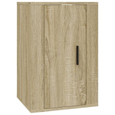 vidaXL Wall Mounted TV Cabinets 2 pcs Sonoma Oak 40x34.5x60 cm