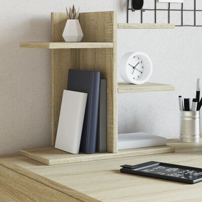 vidaXL Desk Organiser Sonoma Oak 42x21.5x42 cm Engineered wood