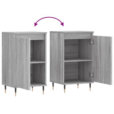 vidaXL Sideboard Grey Sonoma 40x35x70 cm Engineered Wood